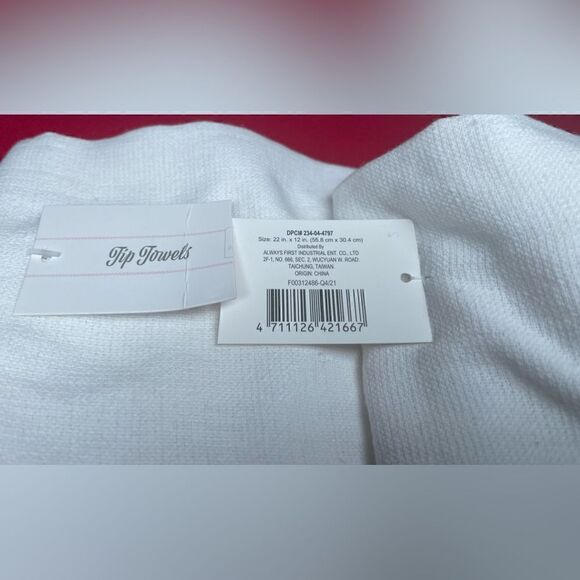 ❤️❤️❤️ 2 NEW! “You & Me It’s a Forever Kind of Thing” Dish Towel Set of 2 - Picture 4 of 6